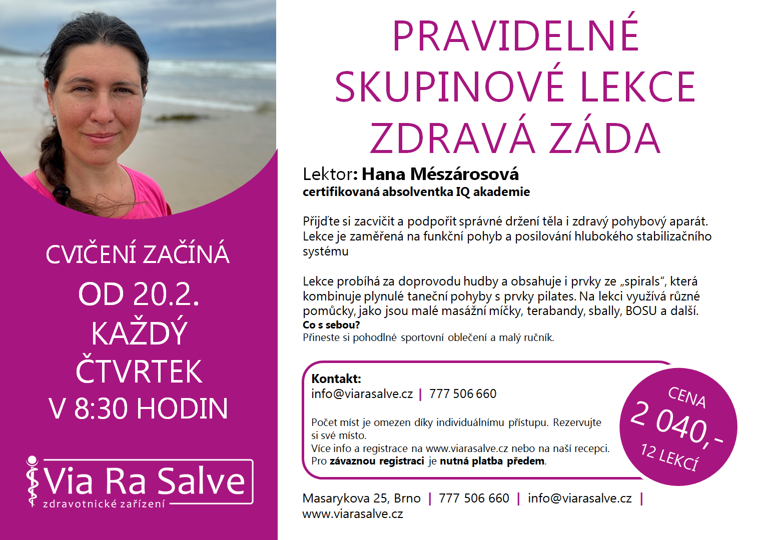 kalendarium / Lekce, Hana M&eacute;sz&aacute;rosov&aacute;